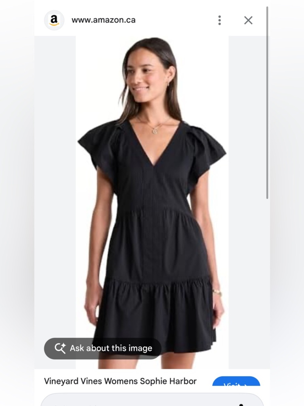 Vineyard vines, Sophie, Harbour dress black large